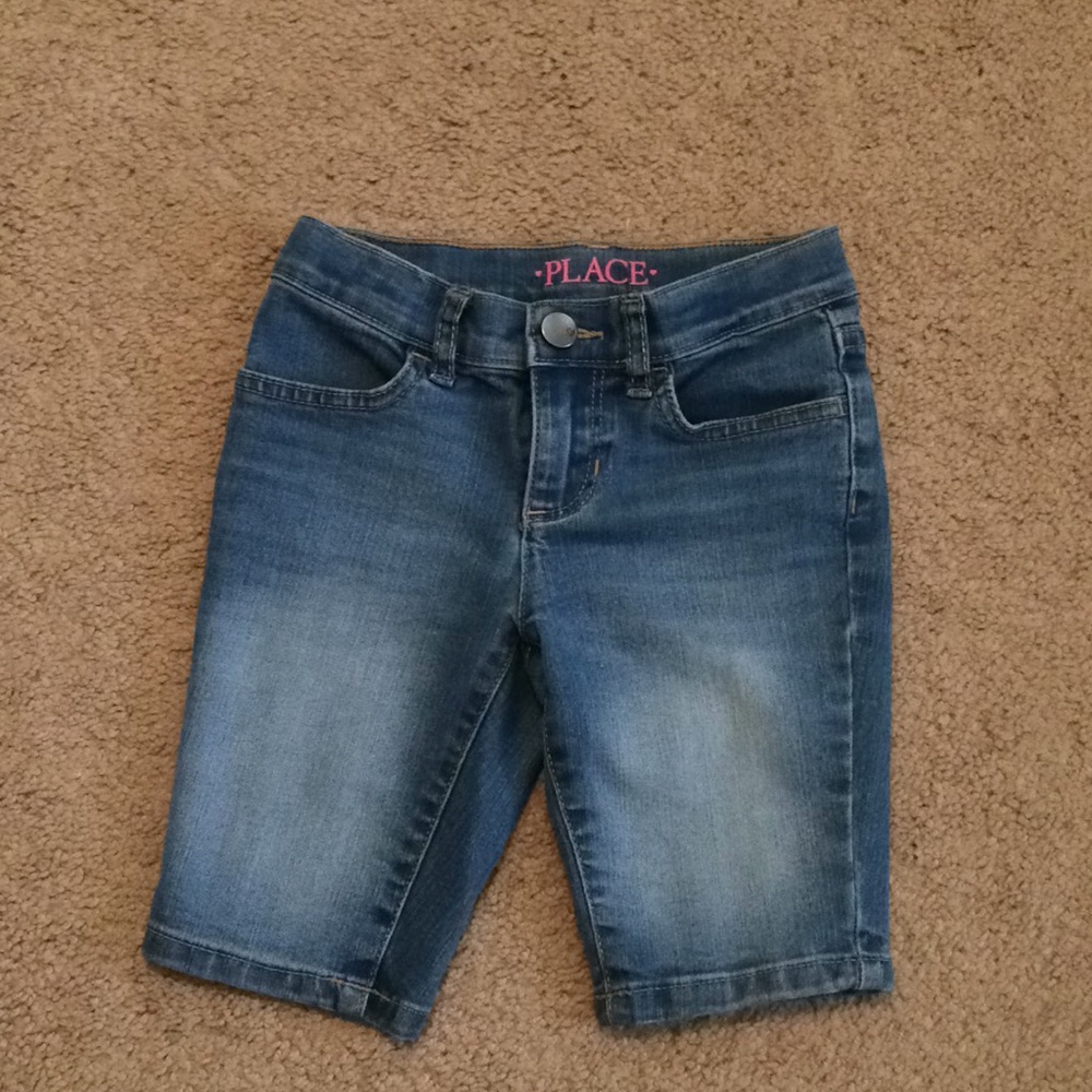 Girl's Children's Place Bermuda jean shorts